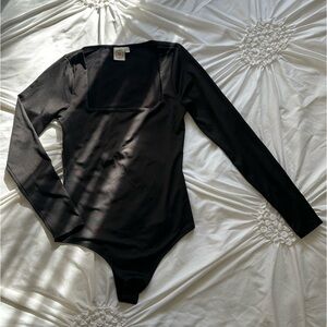 Black Long Sleeve Bodysuit